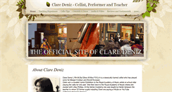 Desktop Screenshot of claredeniz.com